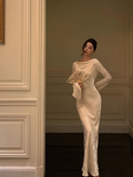 Sexy Sheath Long Sleeves Autumn 21st Birthday Dress Party Gown Birthday Outfits Birthday Dress Ideas For Women HZ1121