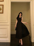 Sexy A Line Scoop Black Sleeveless Prom Dresses Party Dress Summer Birthday Outfits Birthday Dresses HZ1121