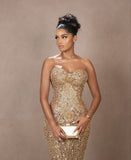 Aesthetic Sheath Sweetheart Gold Sequin Formal Tight Homecoming Dress Middle School Short 18th Birthday Outfits Graduation Dress Hoco Dresses HZ1121