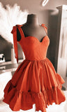 Fancy Short Hoco Dresses Ball Gown Spaghetti Straps Short Mini Formal 8th Grade Homecoming Dresses Summer Middle School Homecoming Outfits HZ1121