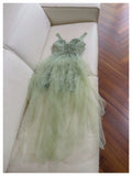 Cute A Line Straps Mint Green Tulle Formal 8th Grade Homecoming Dresses Summer Middle School Hoco Dress Homecoming Outfits HZ1121