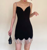 Sexy Sheath Spaghetti Straps Black Satin Mini Short Formal 8th Grade Homecoming Dresses Summer Middle School Hoco Dress Homecoming Outfits HZ1121