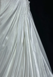 Classic Elegant Wedding Gown Mermaid One Shoulder Long White Satin 70s Wedding Dresses Vintage Bridal Gowns HZ1121