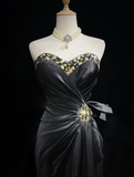 Vintage Sheath Sweetheart Black Satin Mini Short Formal 8th Grade Homecoming Dresses Summer Middle School Hoco Dress 20th Birthday Outfits HZ1121