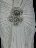 Unique Bridal Dress Mermaid One Shoulder Chiffon White Lace Wedding Dress With Beads 90s Wedding Dresses Vintage Bride Dress Bridal Gowns HZ1121