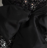 Retro A Line Halter Sequin Black Mini Short Formal 8th Grade Homecoming Dresses Summer Middle School Hoco Dress 18th Birthday Outfits HZ1121