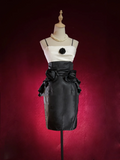 Unique Sheath Spaghetti Straps Black Short Mini Formal 7th Grade Homecoming Dresses Middle School Short Cocktail Night Dress Hoco Outfits HZ1121
