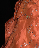 Cute Ball Gown Sweetheart Orange Taffeta Layers Formal 7th Grade Homecoming Dresses Middle School Short Prom Dress Cocktail Birthday Outfits HZ1121