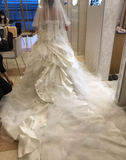 Vintage Wedding Gown Bridal Dress Ball Gown Strapless Satin Wedding Dress White Wedding Dresses Modest Wedding Gowns HZ1121