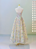 Princess Bridal Dress A Line Sweetheart Lace Wedding Dress With Flowers Wedding Dresses Modest Wedding Gowns HZ1121