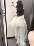 Goth Ball Gown Spaghetti Straps Tulle Short Mini Formal 8th Grade Homecoming Dresses Middle School Cocktail Dress Lolita Outfits HZ1121