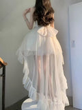 Gothic Ball Gown Spaghetti Straps Tulle Formal 8th Grade Homecoming Dresses Middle School Hoco Dress Lolita Outfits HZ1121