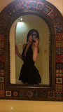 Modest A line Halter Little Black Dress Chiffon Mini Short Formal 8th Grade Homecoming Dresses Middle School Semi Formal Hoco Dress Cocktail Outfits HZ1121