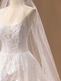 Princess Bridal Dress Ball Gown Sweetheart Lace White Wedding Dress With Appliques Wedding Dresses Modest Wedding Gowns HZ1121