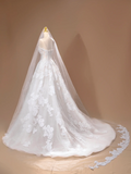 Princess Bridal Dress Ball Gown Sweetheart Lace White Wedding Dress With Appliques Wedding Dresses Modest Wedding Gowns HZ1121