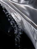 Luxury Mermaid Sweetheart White Satin Wedding Dress Modest Wedding Dresses Princess Wedding Gowns HZ1121