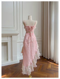 Cute A Line Spaghetti Straps Pink Lace Grad Dress Inspo Formal 8th Grade Homecoming Dresses High School Hoco Court Dress Graduation Dress Hoco Outfits HZ1121