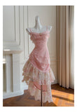 Cute A Line Spaghetti Straps Pink Lace Grad Dress Inspo Formal 8th Grade Homecoming Dresses High School Hoco Court Dress Graduation Dress Hoco Outfits HZ1121