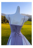 Pretty A Line Spaghetti Straps Grape Grad Dress Inspo Short Mini Formal 8th Grade Homecoming Dresses High School Hoco Court Dress Graduation Dress Hoco Outfits HZ1121