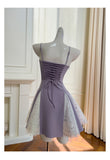 Pretty A Line Spaghetti Straps Corset Back Grad Dress Inspo Short Mini Formal 8th Grade Homecoming Dresses High School Hoco Court Dress Graduation Dress Hoco Outfits HZ1121