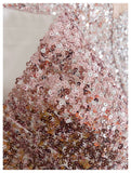 Cute A Line Spaghetti Straps Pink Sequin Grad Dress Inspo Formal 8th Grade Homecoming Dresses High School Hoco Court Dress Short Graduation Dress With Cape HZ1121