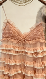 Pretty A Line Spaghetti Straps Blush Pink Lace Grad Dress Inspo Short Mini Formal 8th Grade Homecoming Dresses High School Hoco Court Dress Graduation Dress Cocktail Birthday Outfits HZ1121
