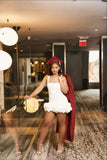 Sexy Sheath Square Neck Satin White Grad Dress Inspo Short Mini Formal 8th Grade Homecoming Dresses High School Hoco Court Dress Graduation Dress Cocktail Gown Birthday Outfits HZ1121
