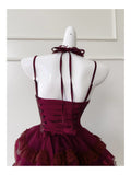 Modest Ball Gown Spaghetti Straps Sleeveless Lace Grad Dress Inspo Short Mini Formal 8th Grade Homecoming Dresses High School Hoco Court Dress Graduation Dress Cocktail Gown Birthday Outfits HZ1121