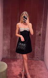 Modest A Line Spaghetti Straps Black Sequin Short Mini Formal 8th Grade Homecoming Dresses Middle School Short Cocktail Gowns Graduation Dress Hoco Outfits HZ1121
