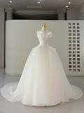 Timeless Bridal Dress Ball Gown Strapless Tulle Long Wedding Dress Boho Wedding Dresses Modest Wedding Gowns HZ1121