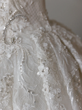 Timeless Bridal Dress Ball Gown Sweetheart Lace White Long Wedding Dress Long Wedding Dresses Modest Wedding Gowns HZ1121