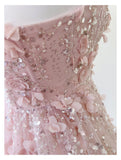 Modest A Line Spaghetti Straps Pink Sequin Formal 8th Grade Homecoming Dresses Middle School Short Birthday Gowns Graduation Dress Hoco Outfits HZ1121