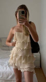 Cute A Line Spaghetti Straps Chiffon Formal 8th Grade Homecoming Dresses Middle School Short 18th Birthday Outfits Graduation Dress Mini Hoco Dresses HZ1121