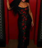 Sexy Mermaid Halter Black Sequin Long Prom Dresses Party Dress 20th Birthday Outfits Graduation Dresses HZ1121