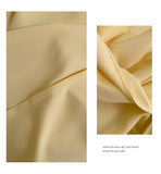 Simple A Line Strapless Yellow Chiffon Long Prom Dresses Party Dress 20th Birthday Outfits Graduation Dresses HZ1121