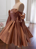 Simple A line Straps Mini Short Formal Cocktail Dress Homecoming Dresses Summer Middle School Hoco Dress Homecoming Outfits 19th Birthday Outfit HZ1121