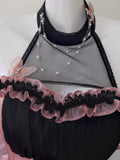 Cute Ball Gown High Neck Black Corset Back Mini Short Formal Cocktail Dress Homecoming Dresses Summer Middle School Hoco Dress Homecoming Outfits 16th Birthday Outfit HZ1121
