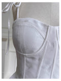 Modest A Line Spaghetti Straps White Satin Short Formal Homecoming Dress Middle School Short 20th Birthday Outfits Graduation Dress Cocktail Dresses HZ1121