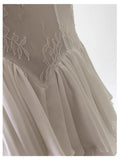 Modest A Line Spaghetti Straps White Chiffon Short Formal Homecoming Dress Middle School Short 20th Birthday Outfits Graduation Dress Cocktail Dresses HZ1121