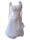 Modest A Line Spaghetti Straps Light Pink Short Formal Homecoming Dress Middle School Short 20th Birthday Outfits Graduation Dress Cocktail Dresses HZ1121