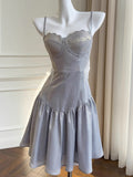 Cute A Line Spaghetti Straps Short Formal Homecoming Dress Middle School Short 20th Birthday Outfits Graduation Dress Cocktail Dresses HZ1121