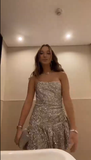 Modest Sheath Strapless Sequin Silver Short Formal Homecoming Dress Middle School Short 18th Birthday Outfits Graduation Dress Cocktail Dresses HZ1121