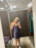 Modest Sheath Spaghetti Straps Navy Blue Sequin Short Formal Homecoming Dress Middle School Short 18th Birthday Outfits Graduation Dress Cocktail Dresses HZ1121