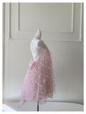 Pretty A Line High Neck Pink Lace Formal Homecoming Dresses Middle School Short 21st Birthday Outfits Graduation Dress Mini Cocktail Dresses HZ1121