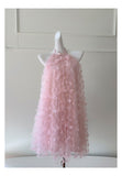 Pretty A Line High Neck Pink Lace Formal Homecoming Dresses Middle School Short 21st Birthday Outfits Graduation Dress Mini Cocktail Dresses HZ1121
