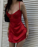 Cute A line Spaghetti Straps Red Mini Short Formal 8th Grade Homecoming Dresses Summer Middle School Hoco Dress Homecoming Outfits HZ1121