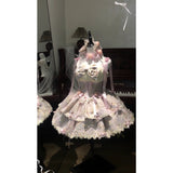 Vintage Ball Gown Spaghetti Straps Lace Summer 18th Birthday Dress Lolita Dress Mini 18th Birthday Outfits Short Lolita Outfit HZ1121