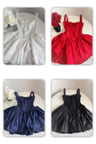 Simple A line Square Neck White Short Homecoming Dress Summer Hoco Dresses Mini Cocktail Dress HZ1121