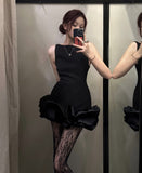 Sexy Sheath Scoop Neck Red Short Homecoming Dress Summer Hoco Dresses Mini Cocktail Dress HZ1121