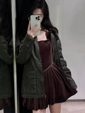 Cute A Line Square Neck Burgundy Velvet Formal Homecoming Dresses 18th Birthday Outfits Graduation Dress Short Mini Hoco Dresses HZ1121